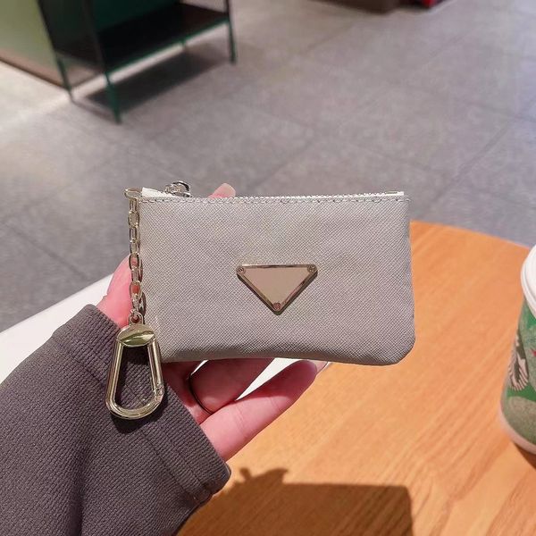 2024 Diseñadores de lujo Mini Monedero Llavero Diseñador Llavero Moda para mujer Para hombre Titular de la tarjeta de crédito Monedero Monedero Anillo Llavero Metal Pequeña bolsa de tarjeta