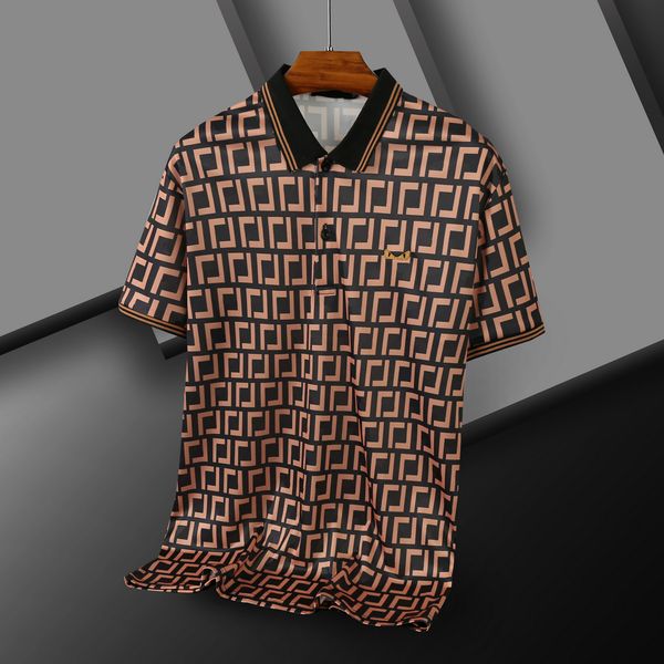 2024 Luxe Europe Paris Patchwork Hommes Tshirt Mode Mens Designer T-shirt Casual Hommes Vêtements Medusa Coton Tee Polo de luxe