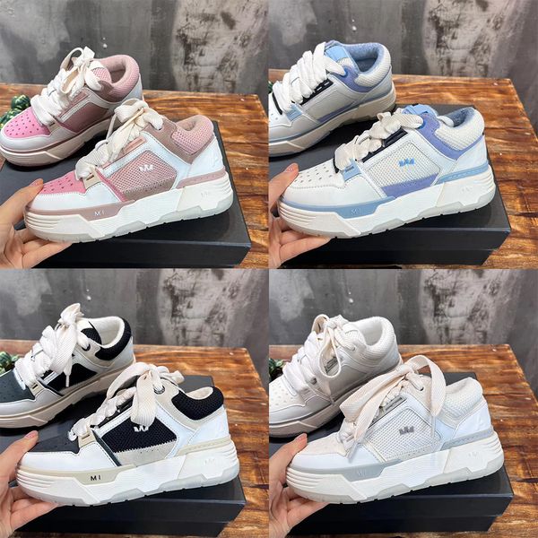 2024 Chaussures de mode de luxe MA-1 MA-2 Baskets Chunky Plate-forme sur les nuages ​​Formateurs Hommes Femmes Nubuck Mesh Cuir À Lacets Designer Femmes Chaussure Original Box 36-45