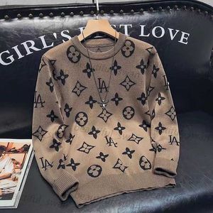 2024 Luxury highs -kwaliteit mannen sweatshirt gebreide ontwerper sweaters vrouwen losse extra grote jumpers luxe mode casual herfst winter warme hoodie trui