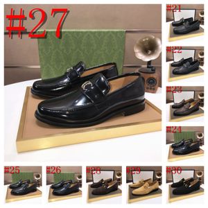 2024 Luxury Italien Nouveau Arrivée Luxury Derby Derby Chaussures Men de haute qualité Businers Formal Business de haute qualité Blue Black 38-46 Male Oxford Shoes Taille 6.5-12
