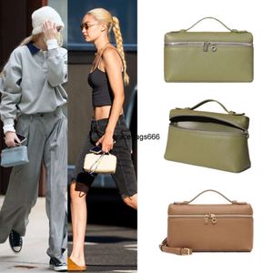 2024 Luxury Loro Extra Pocket L19 Mini sac pour femmes hommes authentiques sacs en cuir fourre-tout