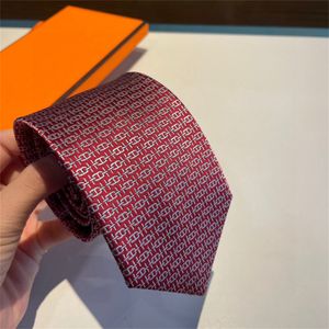 2024 Cravate de luxe pour hommes Cravates de créateurs Cravates de marque Cravates de mariage décontractées Cravates de mariage rétro Cravates en soie décontractées avec boîte H25