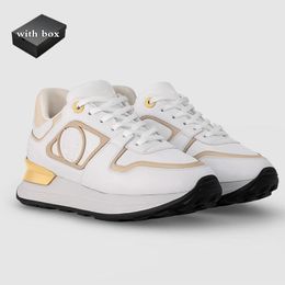 2024 Hombres de lujo Mujeres Neo Run Away Sneaker Shoes Cuero de becerro Corredor en forma de cuña Plataforma deportiva Suela Vestido de fiesta Monopatín Zapato para caminar EU36-46, Caja original