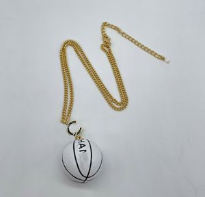 Collier pendentif à breloques de qualité de luxe, avec perles boule, plaqué or 18 carats et couleur noire, avec boîte à timbres, PS3729A, 2024