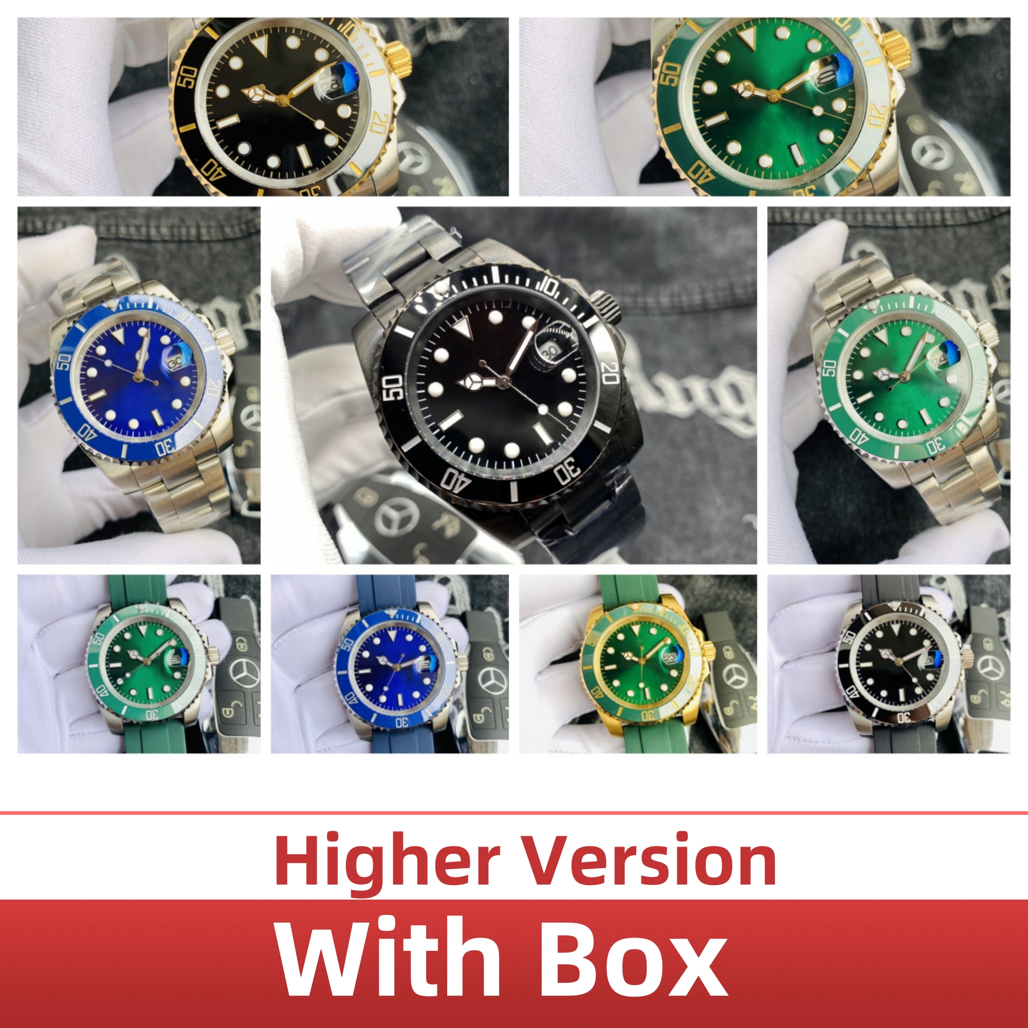 2024 Luxury Watch Mechanical Automatic Watch High Quality With Box Menwatch Gentle Commercial Watch Designer Watch 904L Stainless Steel Band Montre De Luxe