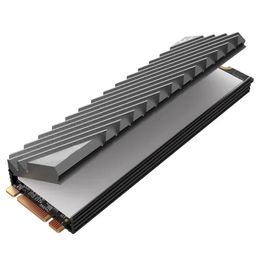 2024 M.2 2280 SSD NVMe Heat Sink M2 2280 Solid State Hard Disk Aluminum Heatsink with Thermal Pad Desktop PC Thermal Gasket for gaming