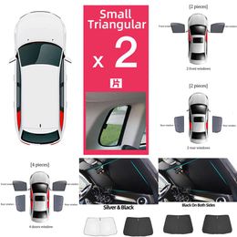 2024 Magnetic Car Sunshade Escudo delantero MARCO MARCA DEL CONJUNTO Cortina trasera Ventana para bebés Sombra Sombra Visor