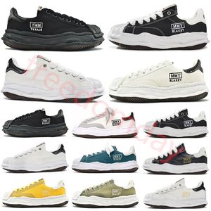 2024 Maison Mihara Yasuhiro Designer Canvas Schoenen Neus Mode Zwart Wit Sneakers Luxe Platte Loafers Outdoor Jogging Wandelschoenen