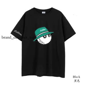 2024 TSHIRTS MALON MEN DESCRIRS GOLF TSHIRT MEN FEMMES SUMME TOP TOP POPULITÉ Coton Top Bucket Hat à manches courtes Fashion Fashion Couple Loose Vêtements 3698