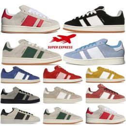 2024 Homme Designer Campue Men Femmes Chaussures de course Luxury Couleur solide OG Jasxssa Fashion Plat Chaussures blanches Low White Clore Black Brown College Sneakers Green Chaussures