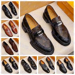 2024 man luxe kleding schoenontwerper top lederen veter zakjes loafers mannelijke casual hoge kwaliteit schoenen voor mannen zapatos de hombre klassen maat 38-45