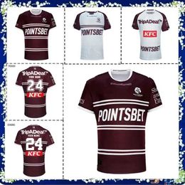 2024 Manly Sea Eagles Home Rugby Jersey 2023 24 Manly Sea Eagles Heren Herdenkings Anzac Training Jersey Maat S-3xl --- 5xl
