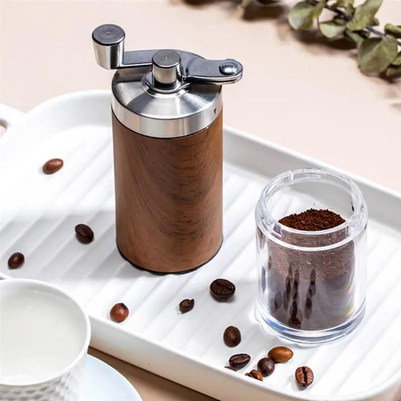 2024 Handmatige koffieboon handmolen koffiebonen slijpmachine graanmolen handkoffie grinder tarwe molen molenmachine - voor handleiding