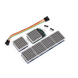 2024 MAX7219 DOT Matrix Module Microcontroller Module Kit pour le module de microcontrôleur Kit de bricolage