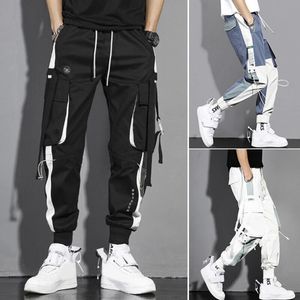 2024 Hommes Pantalon décontracté Streetwear High Waist Cargo Pantals Joggers Polonge Hip Hop Pantalon HAPEL COSTOCH