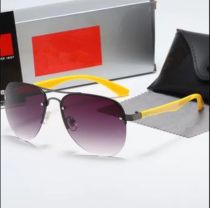 2024 Hommes Classique Marque Ray-Ban Lunettes De Soleil Rétro Femmes Lunettes De Soleil De Luxe Designer Lunettes En Métal Cadre Designers Lunettes De Soleil Femme Raybans avec Boîte Meilleur UXBD