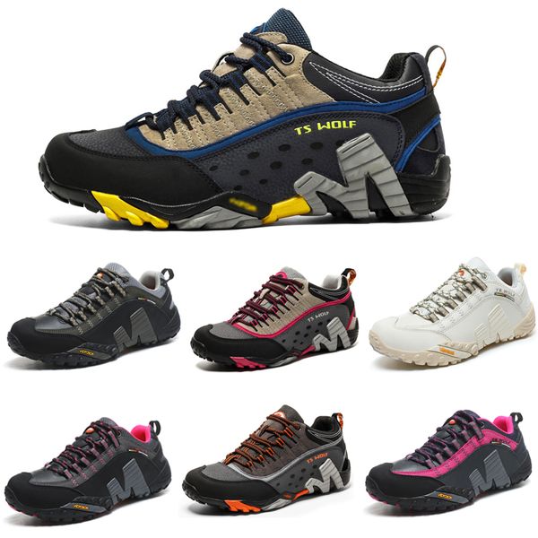 2024 Hommes Escalade Chaussures de randonnée Chaussures de sécurité de travail Trekking Bottes de montagne Antidérapant Résistant à l'usure Respirant Chaussure de plein air Gear Sneaker taille 39-45