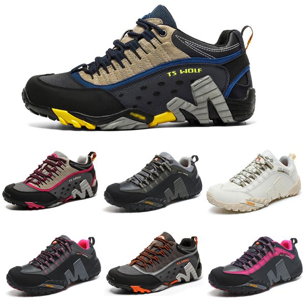 2024 Hommes Escalade Chaussures de randonnée Chaussures de sécurité de travail Trekking Bottes de montagne Antidérapantes Résistant à l'usure Respirant Hommes Chaussures de plein air Gear Sneaker 39-45
