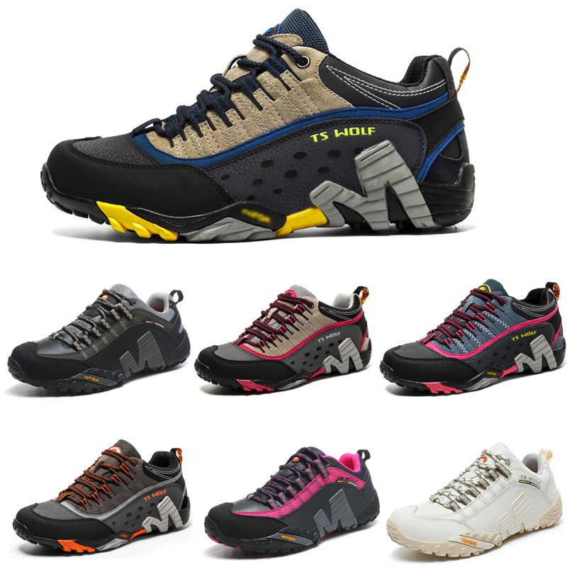 2024 Men Climbing Hiking Shoes Work Safety Shoes Trekking Mountain Boots Non-slip Wear-resistant Breathable Mens Outdoor shoe Gear Sneaker Eur 39-45