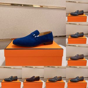 2024 MEN Echt lederen schoenen Casual schoenen Men Slip-on Business Designer Dress Shoes All-match trouwschoenen luxe merk Loafers mannelijke oxford schoenen maat 38-45