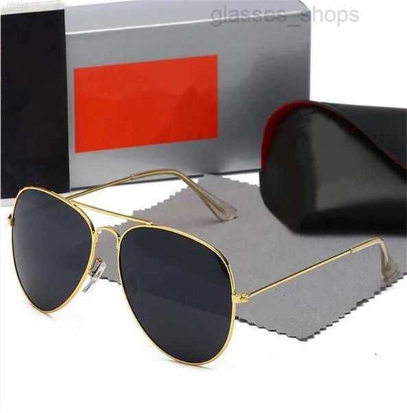 2024 Hommes Lunettes Double Lunettes de soleil Raiebanity Femmes Classique Sun High Modèle G15 Lentilles Qualité Pont Designer Design Adapté Mode Plage raies ban 9R91R