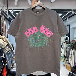 2024 männer Hip Hop T-Shirt Brief Grafik Puff Print T Shirt Baumwolle Casual Kurzarm