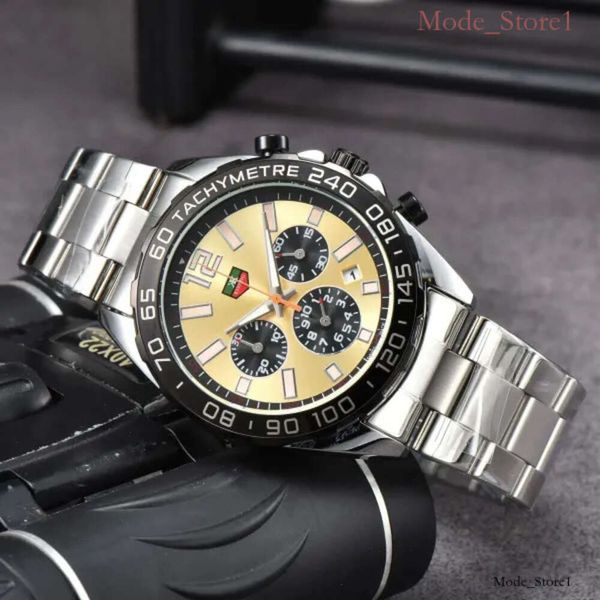 2024 Hombres diseñador de lujo etiqueta de cuarzo automático reloj para hombre auto 6 manos mira etiquetas de observación de pulsera heure watch hombre 202