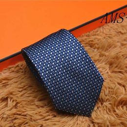 2024 Hommes Cravates Designer Cravates Mode Hommes Cravates Lettre Imprimer Affaires Loisirs Cravate À La Main 100% Soie Luxe Top Qualité sans boîte