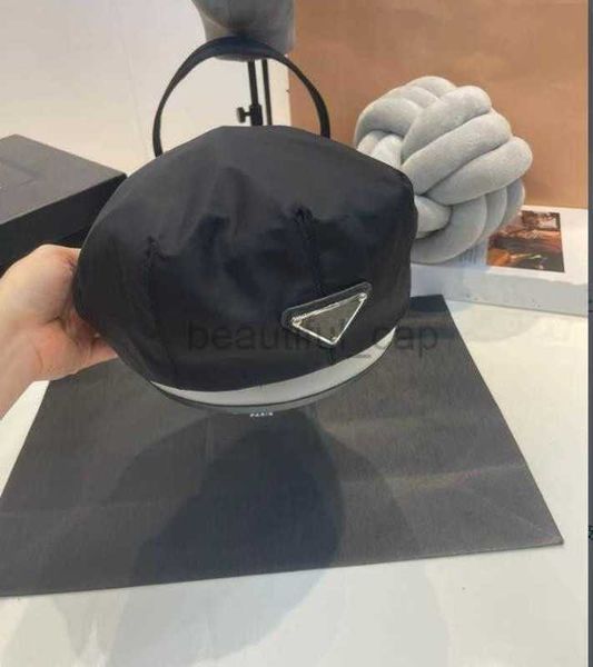 2024 Hombres Nylon Boina Newsboy Caps Diseñador Negro Otoño Boinas Cálidas Sombreros Primavera Invierno Mujer Mujer Gorra Plana Boinas Suave Casual Pintor Sombreros N-M9842