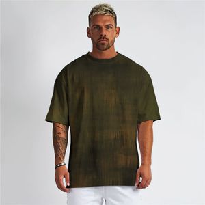 2024 Men's Army Green Séchage rapide T-shirt Esigner T-shirt masculin et luxe Marque à manches courtes Hip-Hop Street Street Shorts Vêtements décontractés DDTX156