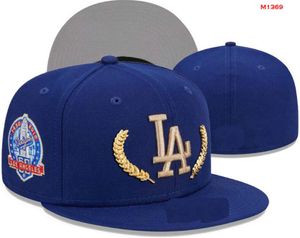 2024 Baseball Dodgers pour hommes Chapeaux ajustés Classic World Series Hip Hop Sport SOX Full Closed LA NY Design Caps Chapeau 1995 Stitch Heart 
