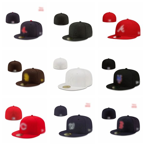 2024 Dodgers de béisbol para hombres Tamaño ajustado Sombreros LA Snapback Sombreros Serie Mundial Blanco Hip Hop SOX Gorras deportivas Chapeau Stitch Tamaño del corazón 7-8