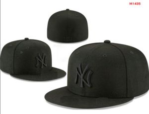 2024 Béisbol masculino Yankees Sombreros ajustados Serie mundial clásica Hip Hop Deporte SOX Cerrado completo LA NY Gorras Chapeau 1995 Stitch Heart 