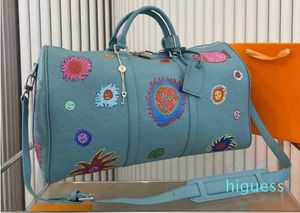 2024 Designer plunjezakken voor heren Keepall 50cm Praktische tas Embossing Designer Echt leer outdoor reistas Lente/Zomer Limited Edition Unisex handtassen