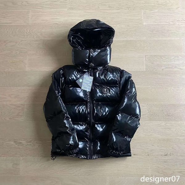 2024 Diseñador para hombres Jackets para hombres Puffer Trapstar Down Parka manga larga con capucha thich salas de salida de ropa de viento gn668 gn668