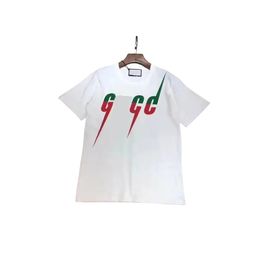 Camiseta de diseñador de hombres 2024 Summer Simple Street Fashion Camiseta de algodón estampado Camisetas cortas para hombres