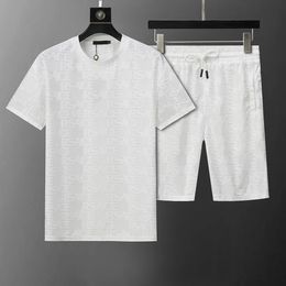 2024 Survêtements de créateurs pour hommes Ensembles courts d'été de mode, T-shirt + shorts Casual Sweat élastique Sweat Sportswears Confort à manches courtes