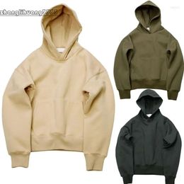 2024 Sweats à capuche pour hommes PADEGAO Hip Hop avec polaire hiver hommes hommes / femmes sweat à capuche Swag solide pull Big Talker Streetwear PDG1426