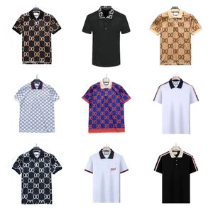 2024 T-shirt pour hommes Polo Polo High Street Broidered Pony Letter Imprimé Clothing Men's Brand Polo