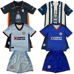 T-shirts pour hommes Cruz Azul, ensemble de chemises personnalisées pour adultes, Pachuca Home, 2024