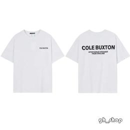2024 Heren T-shirts Ontwerper Zomer Cole Buxton Streetwear Brief Gedrukt Casual Mode Korte Mouw Heren Dames Ronde Hals T-shirt Europese Maat S-2Xl 2025