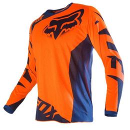 2024 T-shirts pour hommes Fox nouvelle décélération de vitesse VTT hors route moto course costume cyclisme été sec Long Mdax