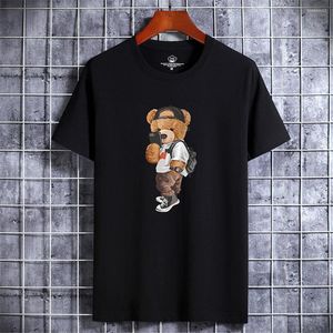 2024 Mannen T-shirts Grappige Beer Harajuku T-shirt Voor Mannen Zomer T-shirt Korte Sleevet-shirt Mannen Kleding mannelijke