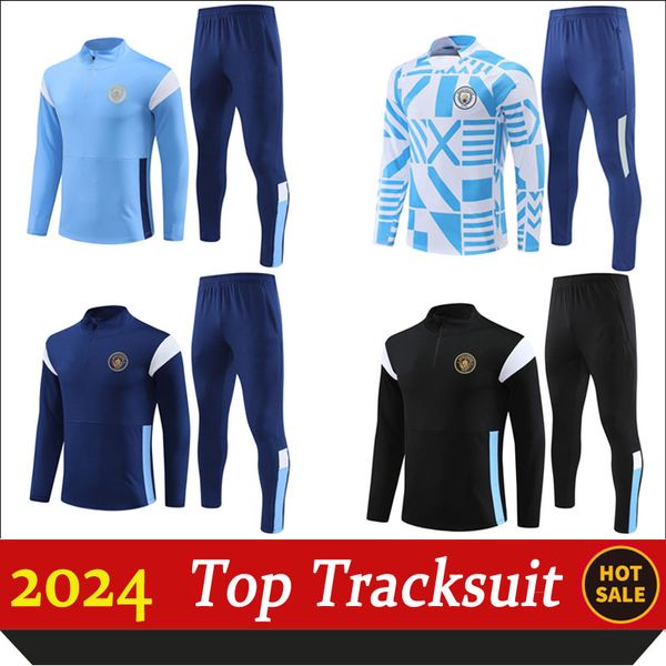 2024 traje de entrenamiento de chándal para hombre 23/24 ropa deportiva de fútbol chandal futbol survetement jym talla 10 12 14 15 color blanco