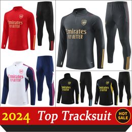 2024 COMPRISEMENTS MENSUS PEPE SAKA SuitSuit Havertz 23/24 Costume de formation Odegaard Thomas Tierney Smith Gunners Transport Men Sportswear Kit