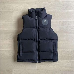 2024 Hommes Sans Manches Trapstar Vestes Gilet T Badge Gilet Qualité Coton Broderie Femmes Costumes Courts High Street Vêtements Chauds 6598fff