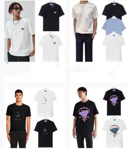 2024 mannen t-shirt homme heren t-shirt designer tops brief print oversized korte mouwen sweatshirt tee shirts