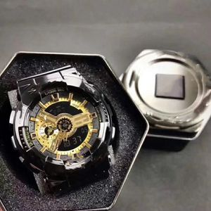 2024 Reloj para hombre Shock GA 110 G Reloj de pulsera Resistencia Protección Deportes Nuevos Relojes LED digitales Moda ligera Relojes de vestir para hombre Estilo recreativo Calendario automático