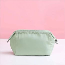 2024 Men vrouwen cosmetische tassen massief kleur katoen klassieke businness casual cases badgirlbags 012